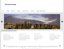 Tablet Screenshot of decisiongroup.com.br